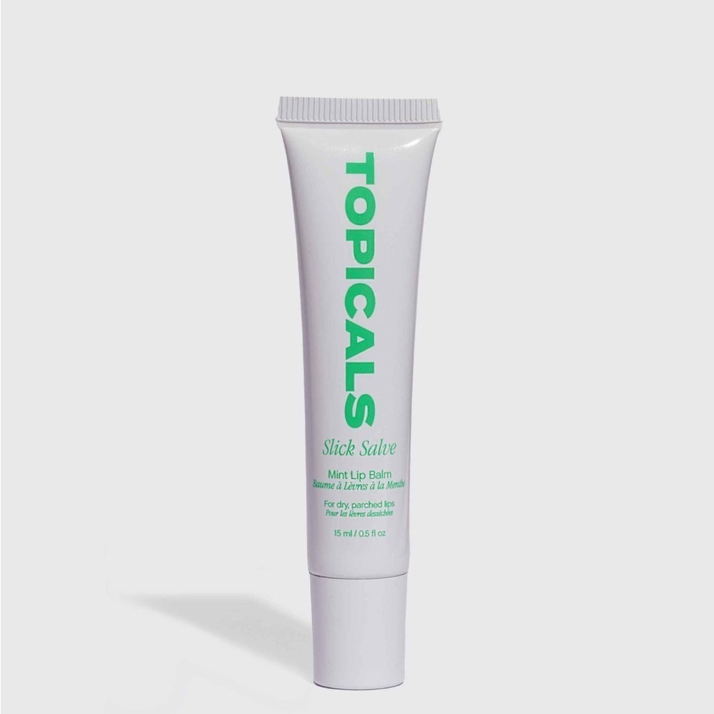 Topicals Slick Salve Mint Lip Balm
Glossy Balm for Soothing + Hydration